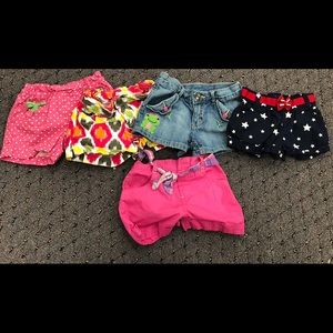 5 pairs of size 3T shorts